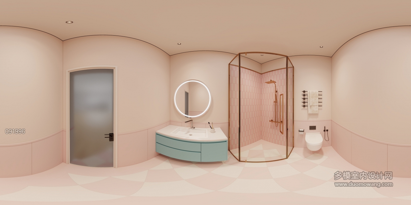 现代-儿童房卫生间2