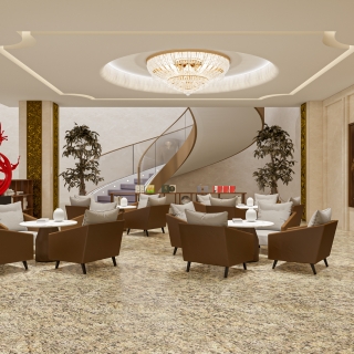 2现代酒店大厅单张