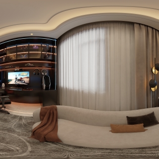 新中式二楼电竞室360