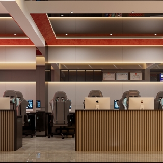 现代启帆网咖静态二