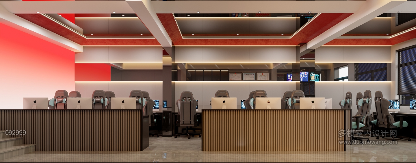 现代启帆网咖静态二