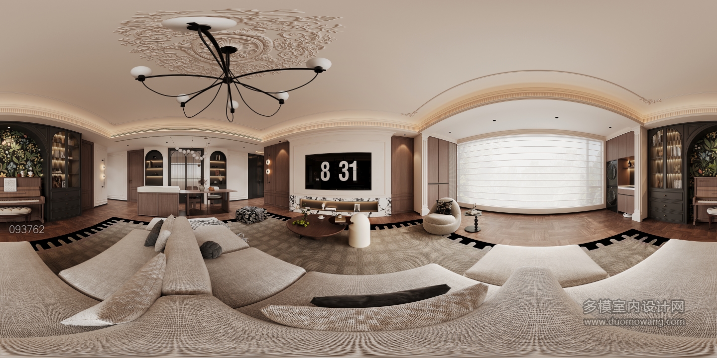 法式客餐厅全景