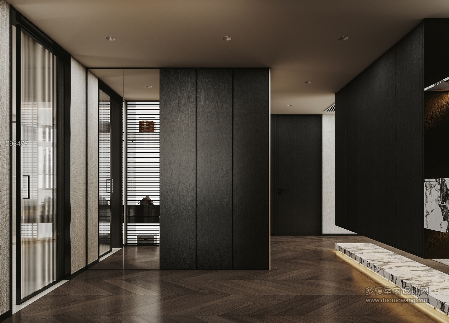 现代-衣帽间特写2