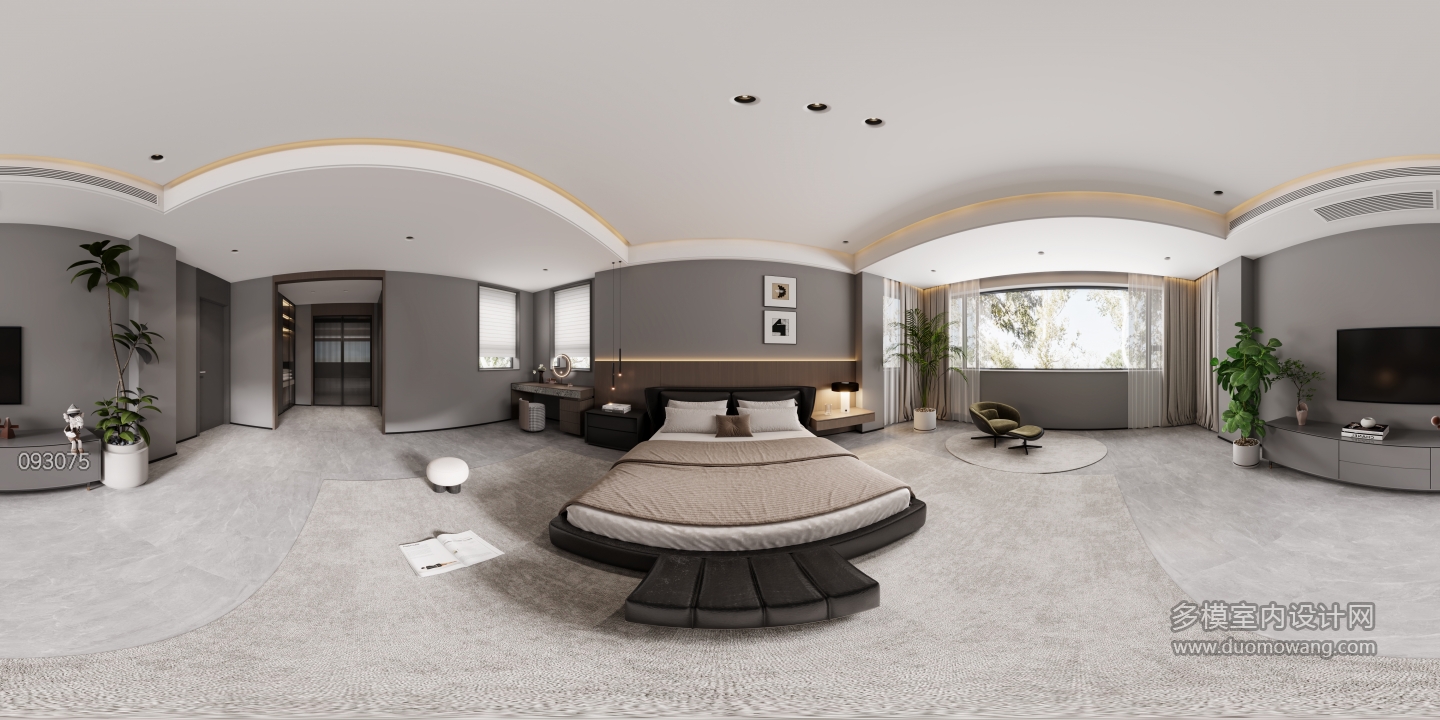 意式二楼主卧全景