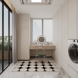 现代二楼洗衣房单张