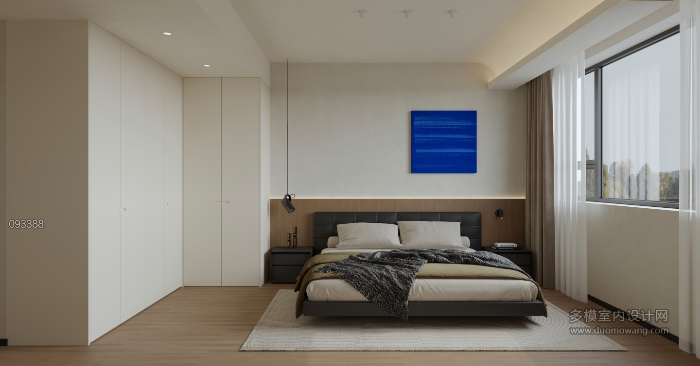 现代 主卧 单张