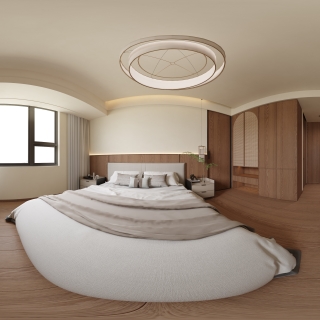 客餐厅+书房_主卧全景_0000