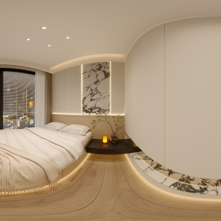 现代长辈房全景