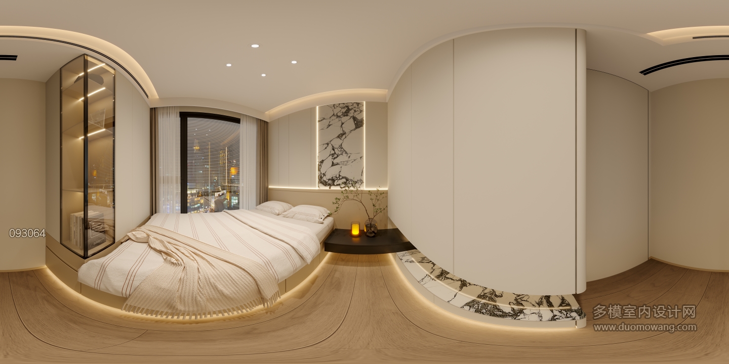 现代长辈房全景