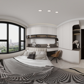 现代中古男孩房