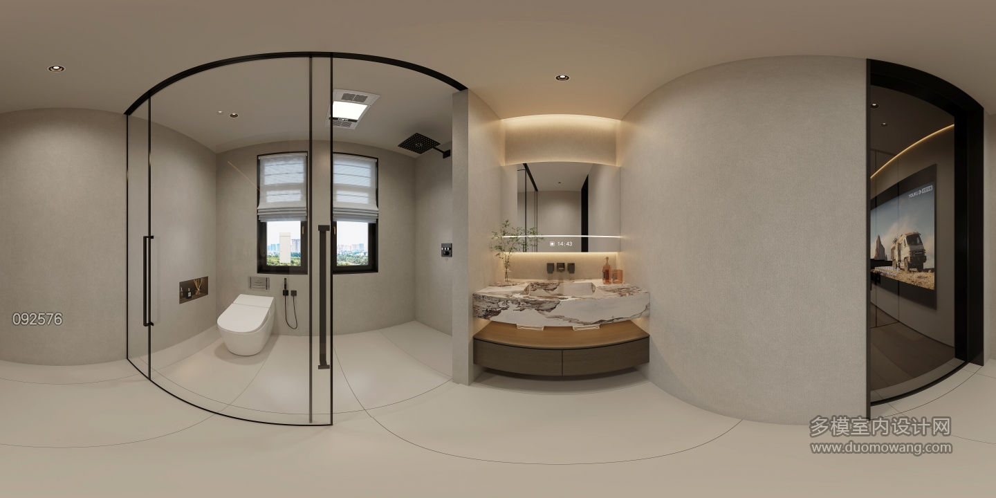 现代三楼主卫360