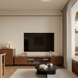 法式中古电视墙