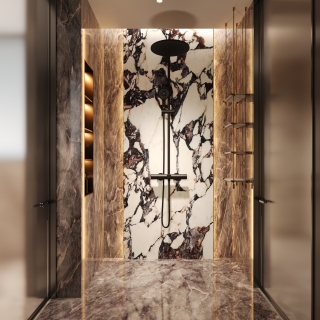 现代客餐厅_公共淋浴间