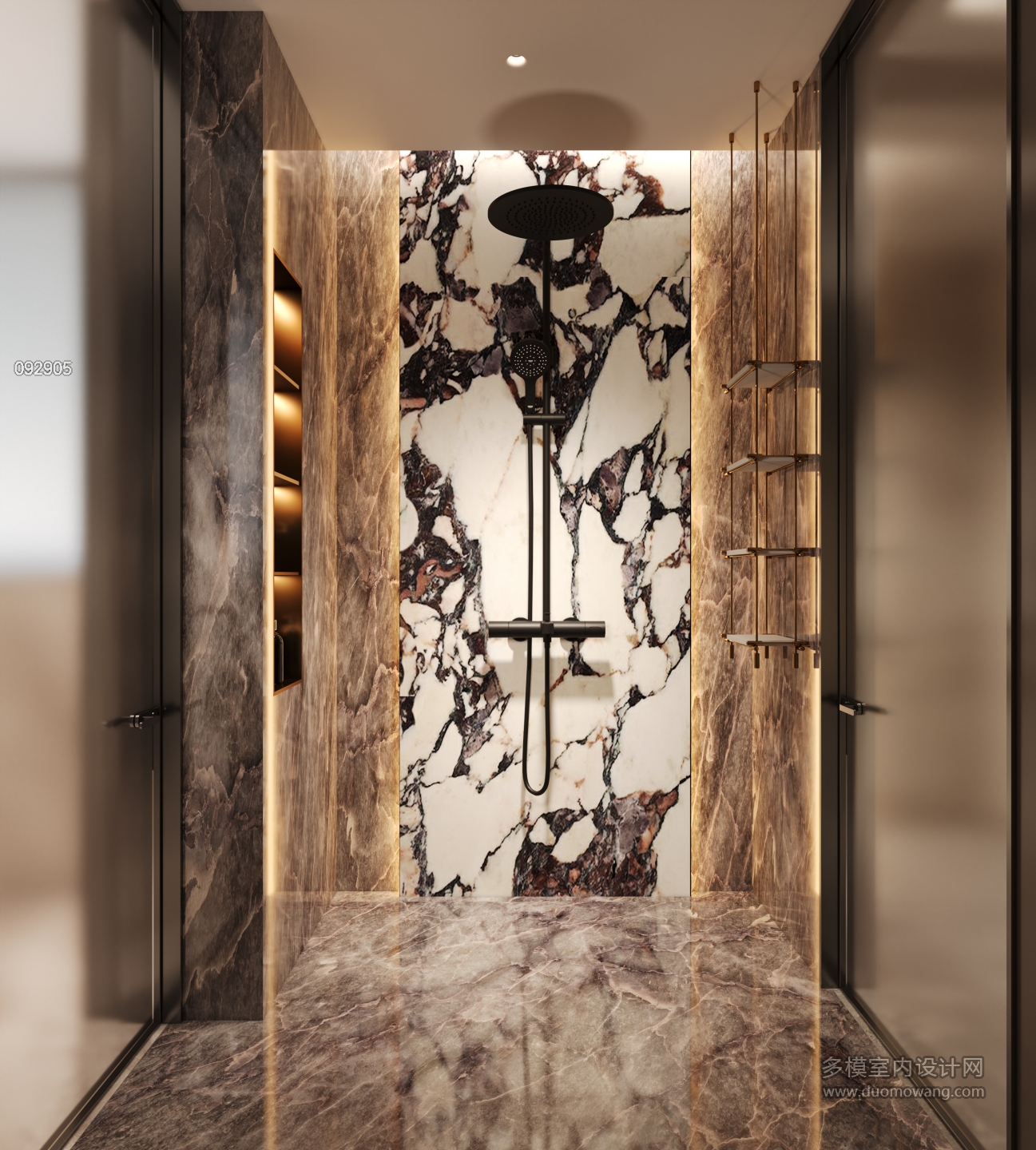 现代客餐厅_公共淋浴间