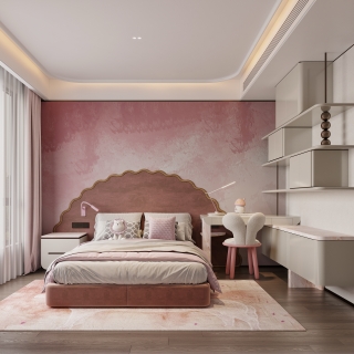 现代轻奢女孩房