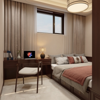 新中式一楼卧室二