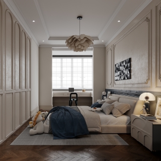 法式-二层卧室2特写