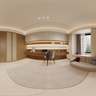 宋式一楼书房全景