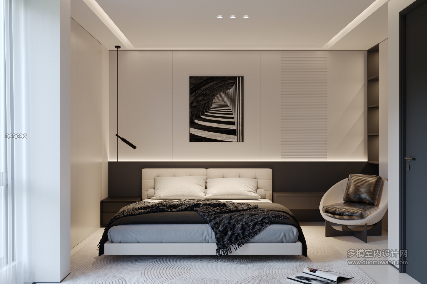 现代卧室静态