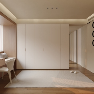 中古侘寂主卧室静态2