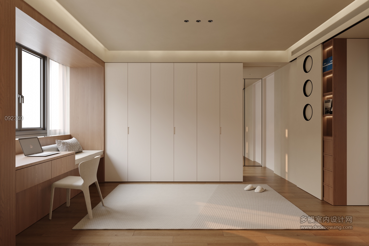 中古侘寂主卧室静态2