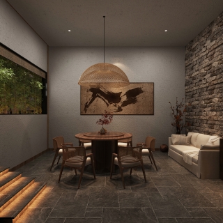 侘寂餐厅静态包房 (1)