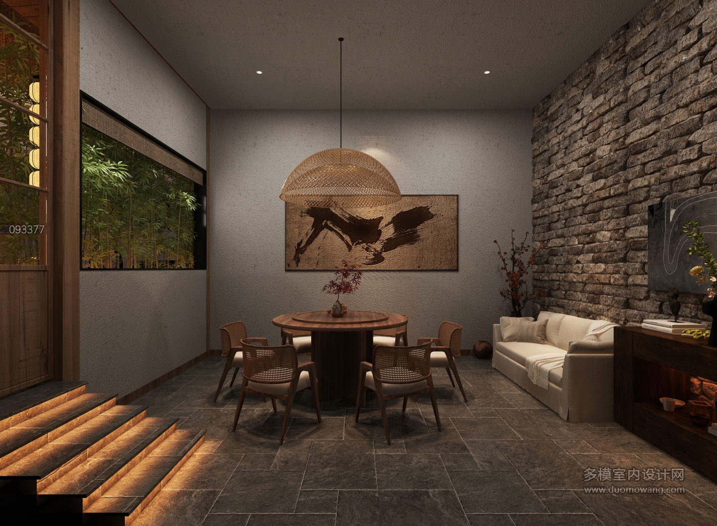 侘寂餐厅静态包房 (1)