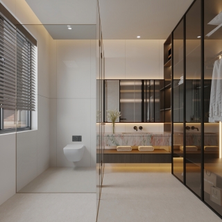 现代主卫洗手盆