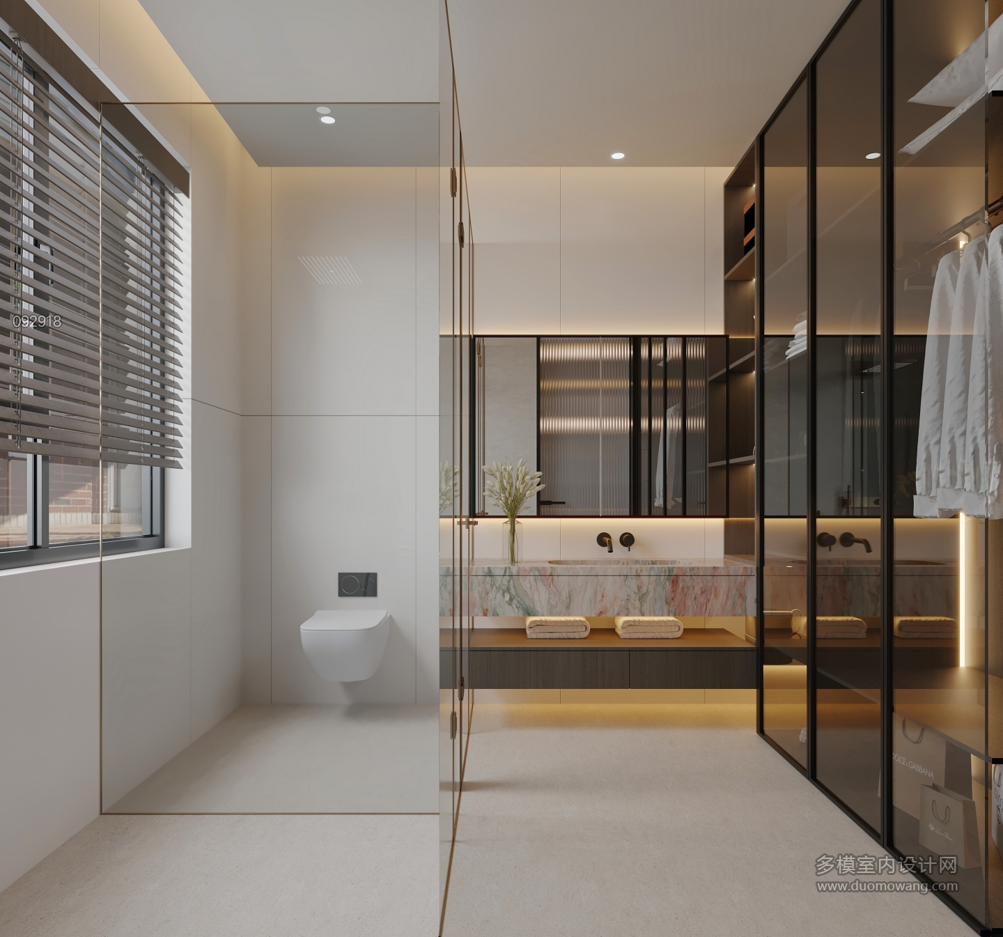 现代主卫洗手盆