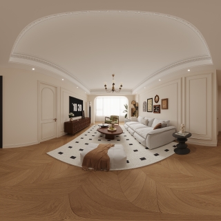 法式客餐厅全景