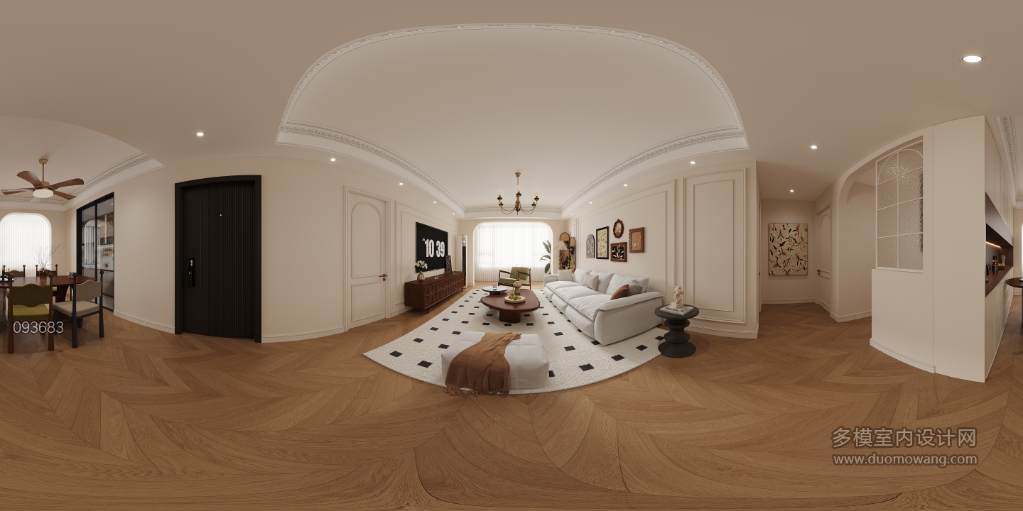 法式客餐厅全景