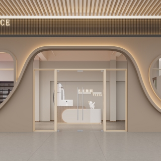 现代艺术舞蹈门头