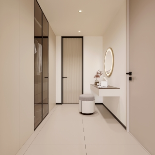 现代新中式衣帽间