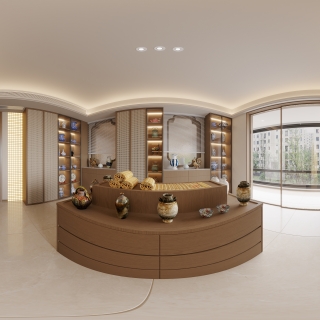 宋式二楼收藏室全景