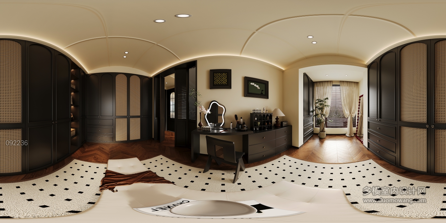 中古衣帽间全景