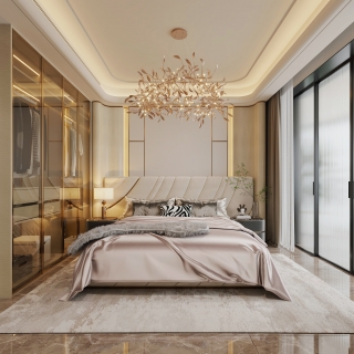 现代轻奢主卧 拷贝