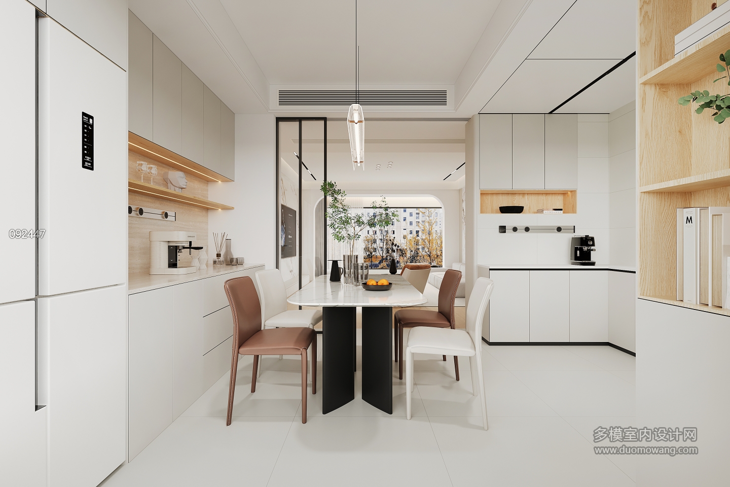 现代客餐厅单张二