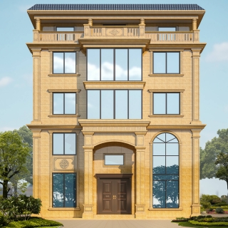 莫总别野外墙石材效果图xxx