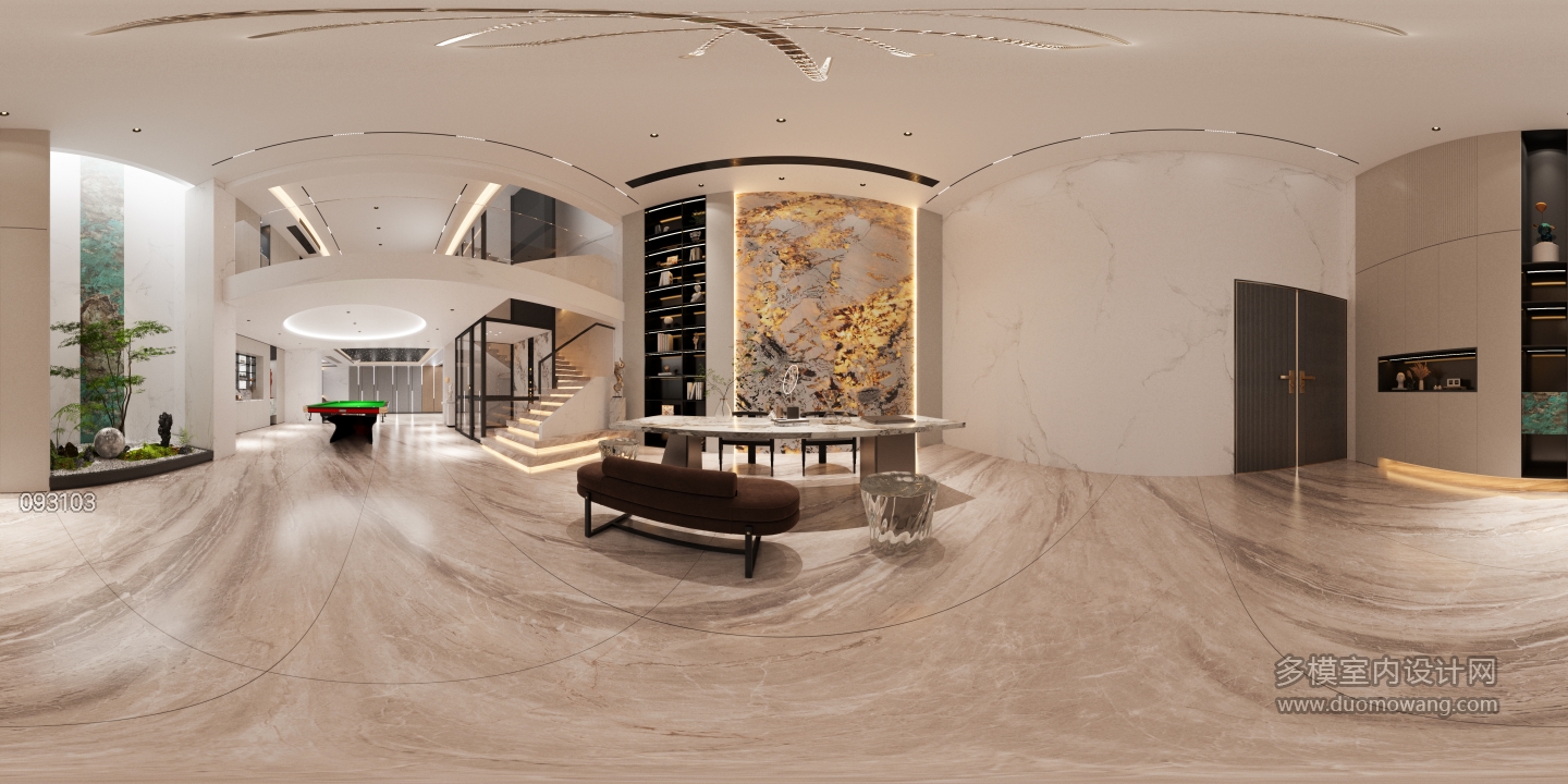 现代负二茶室 360