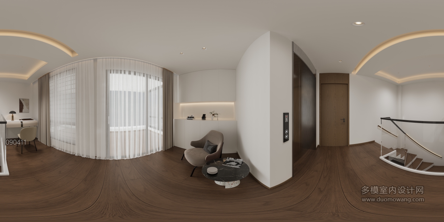 四层会客厅全景