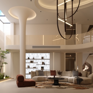 法式 负一层 客厅 2