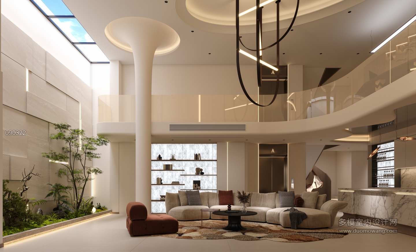 法式 负一层 客厅 2