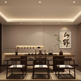 日式民宿茶室 (1)