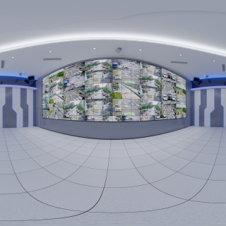 现代监控室方案2全景