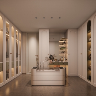 法式 二层 衣帽间 1