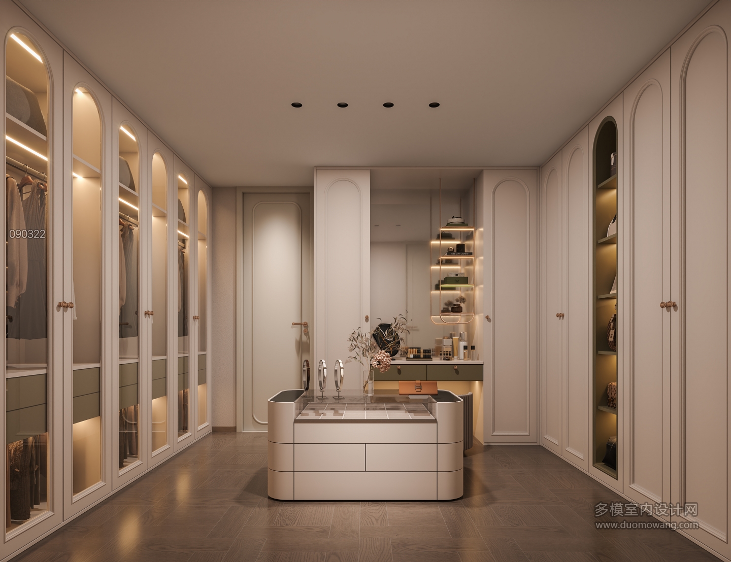 法式 二层 衣帽间 1