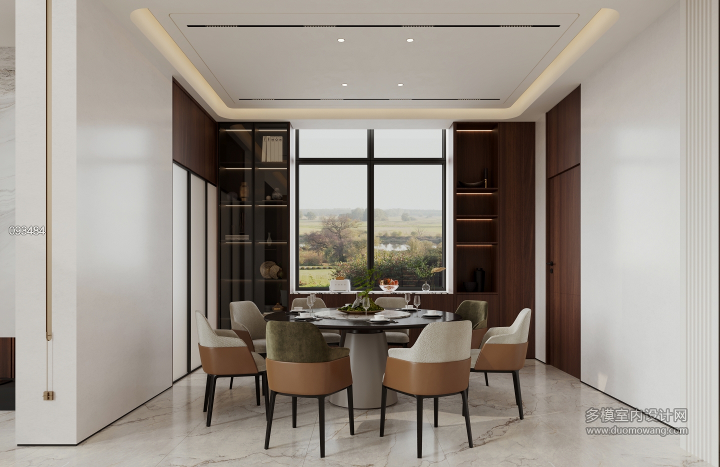 现代 餐厅 单张