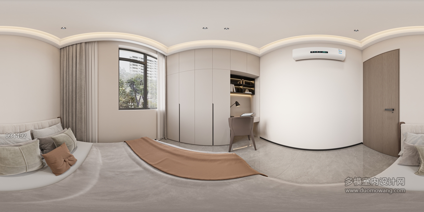 现代1 楼卧室二 360