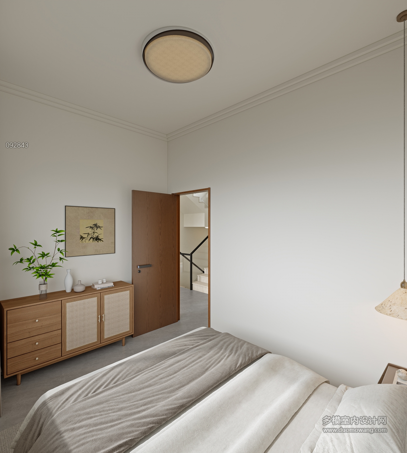 西阳自建房_二层卧室4-001