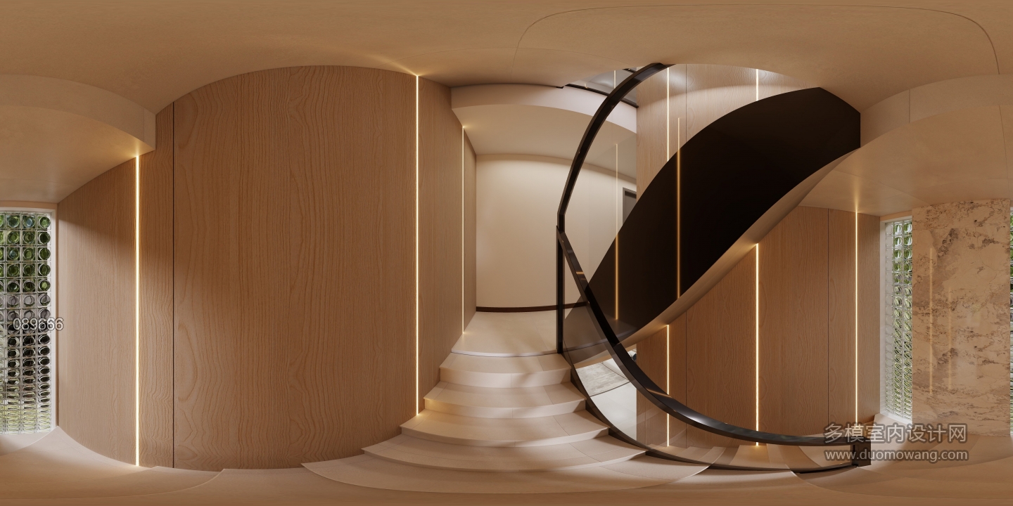 新中式二楼楼梯1